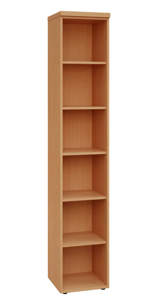 SIN 6 - 4N kancelářská skříň, nika, 2170x400x400, buk royal